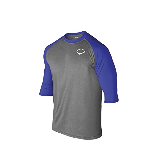 WILSON Sporting Goods Mens EvoShield 3/4 sleeve Performance Baseball Shirt