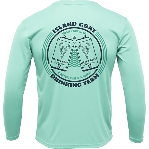 Poppin' Tops | UPF 50+ Crew Neck Sun Shirt Seafoam / 3XL