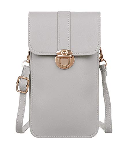 Brinny Handytasche zum Umhängen Kleine Touchscreen Phone Tasche Damen Crossbody Umhängetasche Schultertasche Geldbörse für Handy Unter 7 Zoll