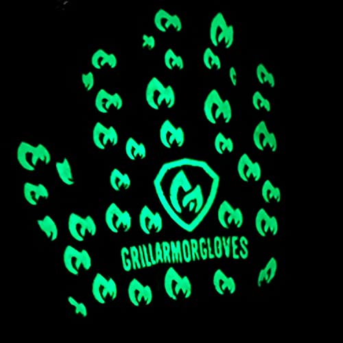 Grill Armor Oven Gloves – 932°F Heat, Fire & Cut Resistant Mitts for BBQ, Grill, Cooking, Grilling, Baking, Smoker & Fire Pit