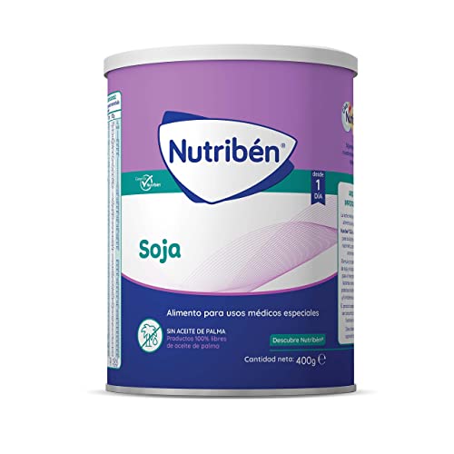 Nutribén Soja - Leche en Polvo Bebé Soja para Bebés Intolerantes a la Lactosa o APLV desde el...