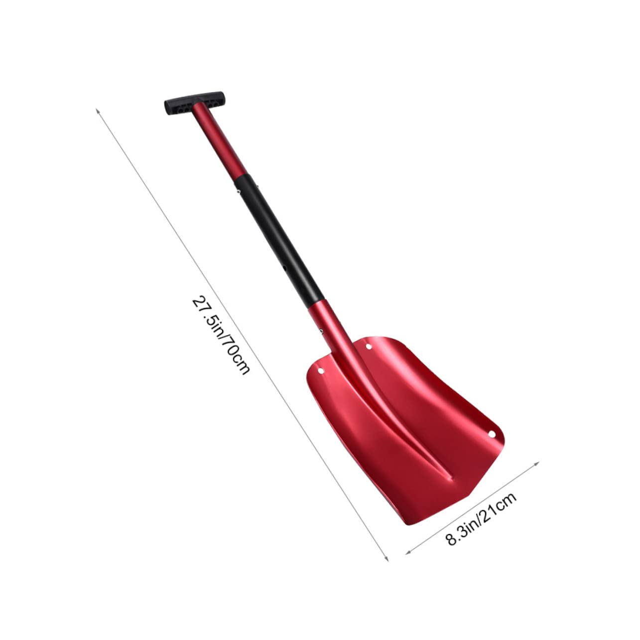 TOYANDONA Pelle à Neige Pliante pour Voiture Et Déneigement Grattoir Pratique Et Amovible pour Véhicule Urgence