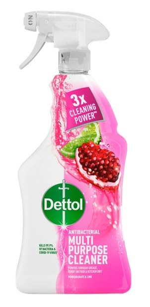 Image of Dettol Multipurpose Cleaner Spray 750 ml Pomegranate