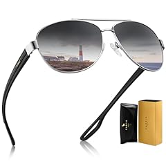 4. Matted Silver Frame Gradient Grey Lens