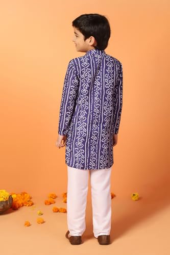 Image of Fashion Dream Boy's Cotton Blend Kurta Pyjama Set|Kids ethnic wear boys|Kurta set for boys|Kurta pajama set for kids