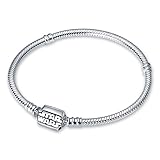 LIGHTDOG Charm Bracelet for Pandora Charms 925 Sterling Silver Snake Chain Bracelet Fit Any Charm Gift for Women