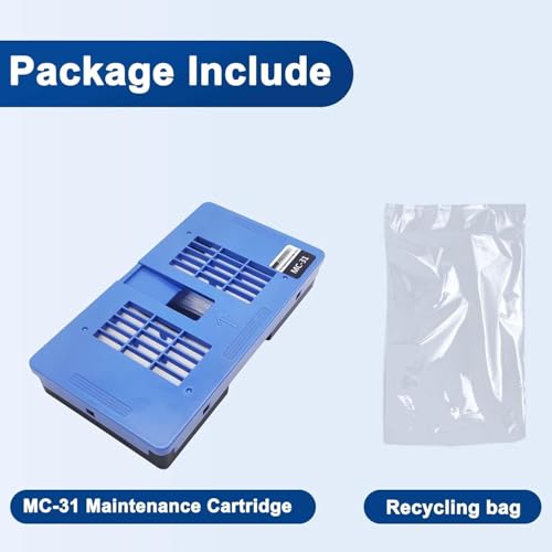 Image of MC-31 Maintenance Cartridge Replacement for Can:on Imageprograf Ta-20 Ta-30 TM-200 TM-205 TM-300 TM-305 TM-5200 TM-5205 TM-5300 TM-5305 Printers (MC31 Maintenance Cartridge)