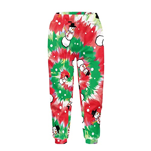 USA Flag Boys' Active Sweatpants Running Clothing, Mushroom Teens Hiking Clothing Bind Feet Sweatpants 4-15 Years4