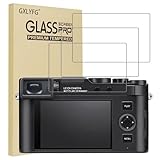GXLYFG 3 Pack Tempered Glass Screen Protectors Compatible with Leica D-LUX 8/D-LUX 7, Anti Scratch, Bubble Free, 9H Hardness