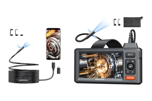 DEPSTECH �f���A�������Y �X�}�z�ڑ��^ �t�@�C�o�[�X�R�[�v NTC55DL*1 + �g���v�������Y 5"���j�^�[���� �t�@�C�o�[�X�R�[�v DS620TL*1
