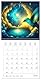 L’heure bleue des animaux (Calendrier mural carré 2026 30 x 60 cm (ouvert)) Calendrier double avec une page pour vos prises de notes