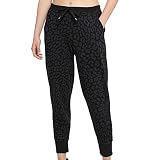 Nike Women's Dri-FIT Get Fit Animal Printed Training Pants, Black, Medium