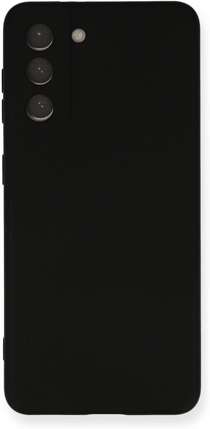 KZY İletişim Samsung Galaxy S21 FE ile uyumlu Kapak İçi Kadife Kamera Korumalı Lansman Silikon Kılıf - Siyah - Görsel 1