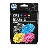 HP 951/950XL Ciano, Giallo, Magenta, Nero, C3WK1AE, Confezione da 4 Cartucce, Compatibile con Stampanti OfficeJet Pro 251, 276, 8100, 8600, 8610, 8616, 8620, 8640
