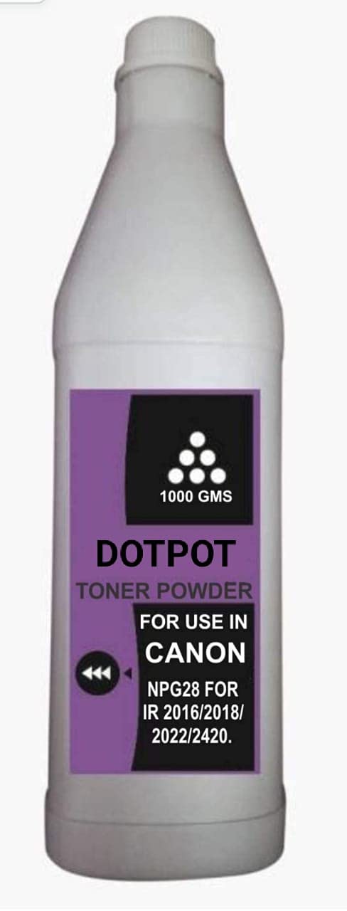 Dotpot Toner Powder Bottle for use in Canon NPG28 / 2016/2018 / 2020/2025 / 2030 Photocopier wt-1 Kg (B095PVW43D) Amazon Price History, Amazon Price Tracker