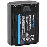 Blumax Akku kompatibel mit Sony NP-FZ100 |- 2400mAh NTC-Sensor & V1-Gehäuse -| für Alpha 9 III A9 III A9 / A7C A7 III - IV // A1 6700 FX30 ZV-E1