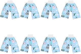 Healifty 8pcs Hot Potty Boys Infants Waterproof Children Toddler Cartoon Short Nappy Toddlers Girls Airballoon Training Underwear Diaper Pants Time Cushion Sky- Night Reusable Printed