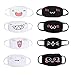 Produktbild Lialbert 4/6/8/10 Stück Anime cartoon mundschutz Baumwolle Anti-Staub Mode Kawaii süße mundschutz wiederverwendbare schwarz mit motiv