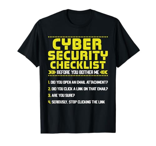Cyber security Professional Funny IT Security Ethical hacker T-Shirt