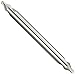 YG-1 D1C90 High Speed Steel Long Length Center Drill Bit, Uncoated (Bright), Slow Spiral, 60 Degree, 1/8