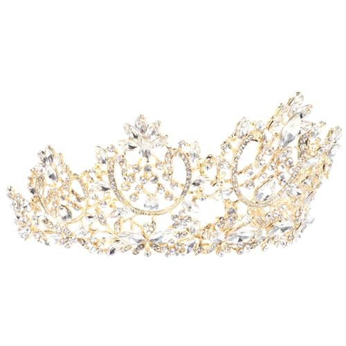 Couronne de mariée en strass Healvian pour célébrer un mariage de conte de fées