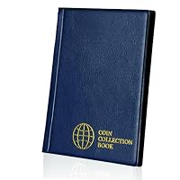 Album De Collection De 60 Pochettes Pour Pièces De Monnaie | Taille Des Pochettes 4,5x4,5 Cm | Couverture En Simili Cuir Noir | Idéal Pour Collectionneurs
