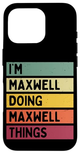 I'm Maxwell Doing Maxwell Things �ʔ������� �X�}�z�P�[�X iPhone 16 Pro �p