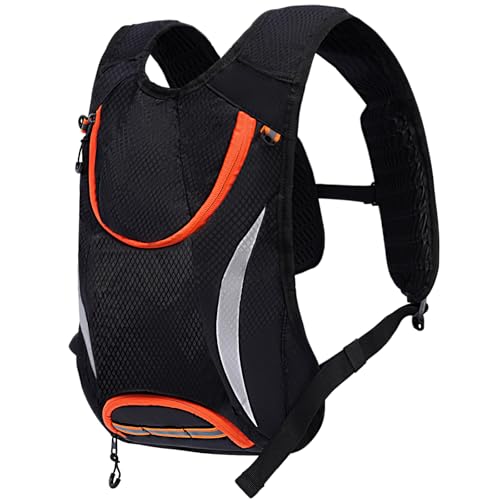 Cycling Hydration Lightweight Backpack with Helmet Holder