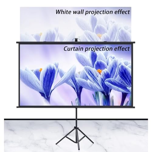 Pantalla portátil para proyector con soporte 60" 4:3 miniatura 5