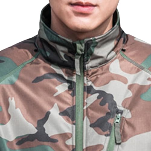 Chaqueta para hombre ligera con capucha y cierre miniatura 2