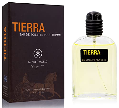Tierra Eau De Cologne Intense 100 ml. Parfum Compatible avec Terre D'Herm. Eau De Parfum, Parfum Générique Homme