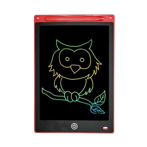 Lousa Magica Infantil Digital Tablet LCD Tamanho 8.5 Polegadas Com Caneta Resistente a Queda (Vermel