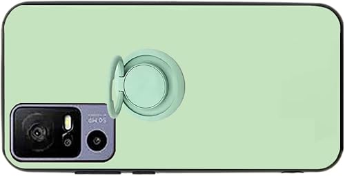 Miniatura 5 de Ranyi Funda para teléfono Jitterbug Smart4 con protector de pantalla, TCL 40 XL40T T608DL, TPU delgado y flexible con soporte de anillo giratorio de