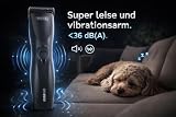 Rotschopf24 Edition: Profi Schermaschine Max Go + acht Metallaufsätze! Bis zu 3 Std. kabellos arbeiten. Sehr gute Qualität!! Für Wahl Hundeschermaschinen Liebhaber