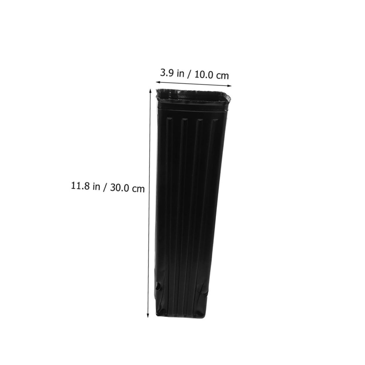 60pcs Pots de Semis Noirs en Plastique Épais pour Arbres et Plants, Protection Racinaire, Multi-usages, pour Pépinière et Culture en Intérieur