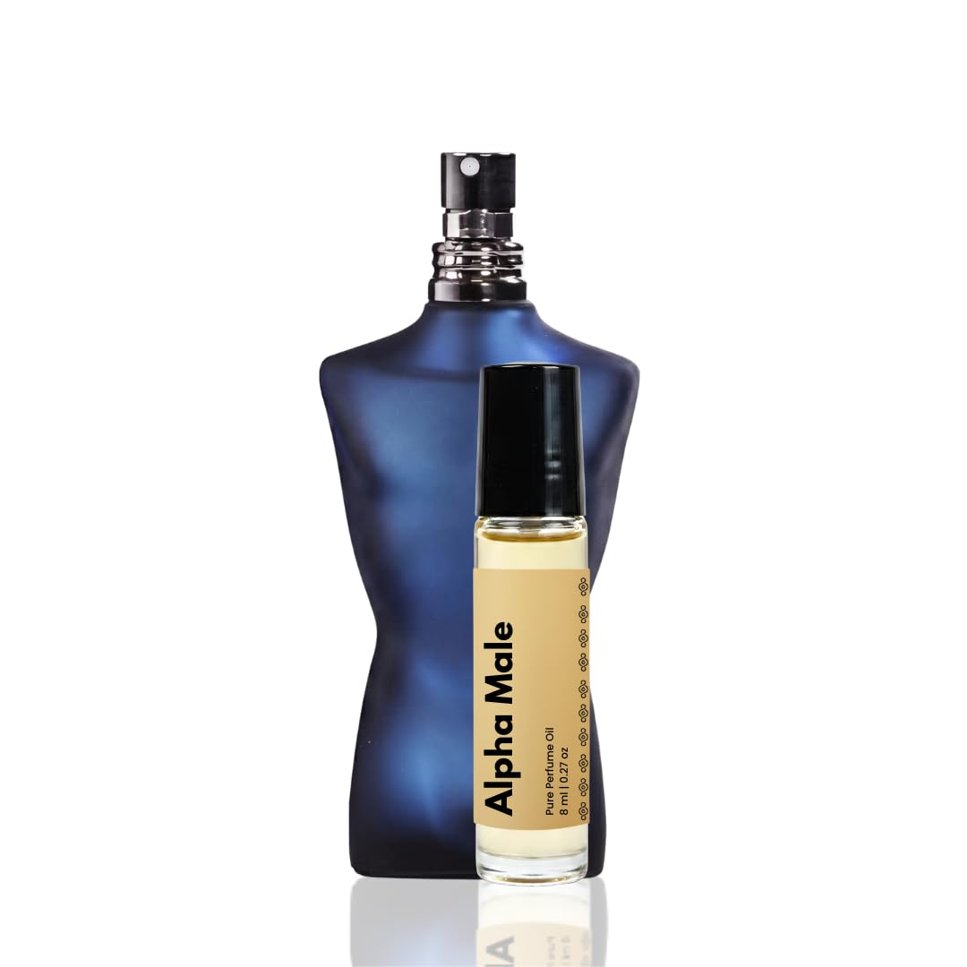 Alpha Male Attar Roll-On for Men | Inspired by Ultra Male | Fresh Woody Amber Fragrance | Non Alcoholic Itra | Long Lasting Perfume Oil (8 ML)-image-17