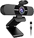 EMEET 1080P Webcam with Microphone, C960 Web Cam, 2 Mics, 90° FOV, USB Type-A & A-to-C Adapter, Plug&Play Computer Camera for Online Calling, Zoom/Teams/Facetime, Switch 2 Camera Support, 2025 Version