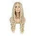 GraceHair Wig 13X6 Blonde lace front wig Synthetic Long Wavy Glueless 2T Ombre Wigs for Women - 22inch