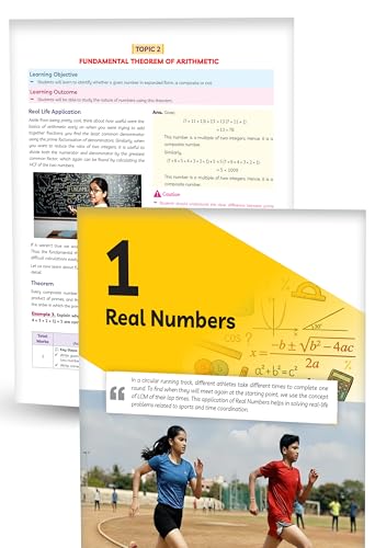 Image of Educart CBSE Class 10 Mathematics Question Bank 2026-27 | Chapterwise, Case-Based & Competency-Based Questions | Unit Test Worksheets, Notes & Visuals | NCERT Based CBSE 2027