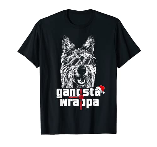 Berger Picard Gangsta Wrapper Divertido Navidad Camiseta