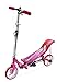 Produktbild Space Scooter X580, Pink, Tretroller mit Schwungrad, per Luftdruckdämpfer Angetriebener Roller mit Bremsen, Luftfederung, Einfache Faltbarkeit, für Kinder ab 8 Jahren