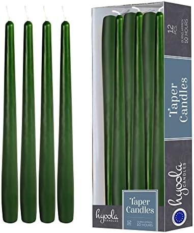 Hyoola Candele Lunghe A Cono 30 Cm - Candele Coniche Senza Profumo Hyoola Candele Lunghe A Cono 30 Cm - Candele Coniche Senza Profumo
