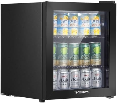 （18:30時点） 一人暮らし用 冷蔵庫 46L コンプレッサー式 風冷式 左右開き 静音設計 庫内灯付き 省エネ コンパクト おしゃれ 1～18℃ ブラック 寝室・一人暮らしメインに 黒枠