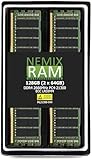 NEMIX RAM 128GB (2X64GB) DDR4 2666MHZ PC4-21300 4Rx4 1.2V CL19 288-PIN ECC LRDIMM Load Reduced Server Memory KIT