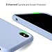 Miracase Liquid Silicone Case Compatible with iPhone Xs Max 6.5 inch (2018), Gel Rubber Full Body Protection Shockproof Cover Case Drop Protection Case Purple