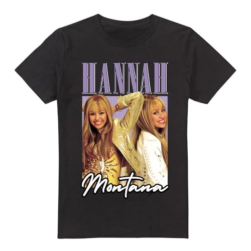 Hannah Montana - T-shirt - Homme (3XL) (Noir)