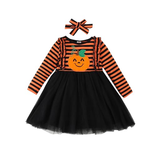 Toddler Baby Girls Christmas Dress Long Sleeve Fall Winter Dress Santa Claus Tulle Tutu Xmas Dress with Headband