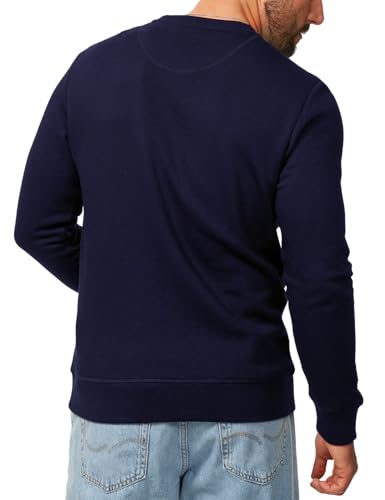 JACK & JONES Herren Sweatshirt Nicko Infinity Pullover Sweater (S, Navy) 5