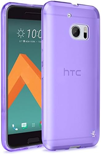 HTC 10 Case, LK Ultra [Slim Thin] TPU Rubber Soft Skin Silicone Protective Case Cover for HTC 10 (Purple)