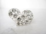 Lindas Hair Clips Hair Clip Small silver heart c 39038